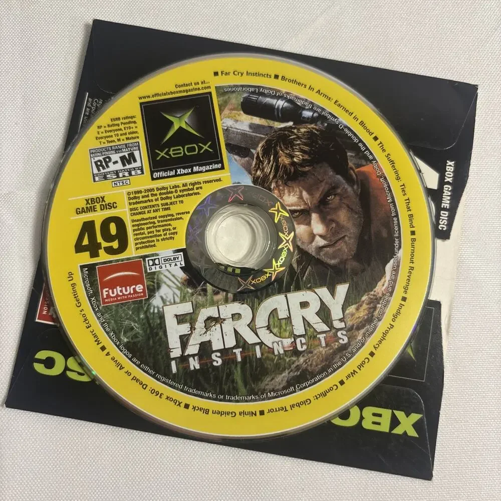 Official Xbox Demo Disc 48,49,50. MortalCombat, Farcry, StarWars Battlefront